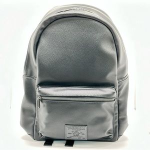 True Religion Bosie Black Faux Leather Backpack New